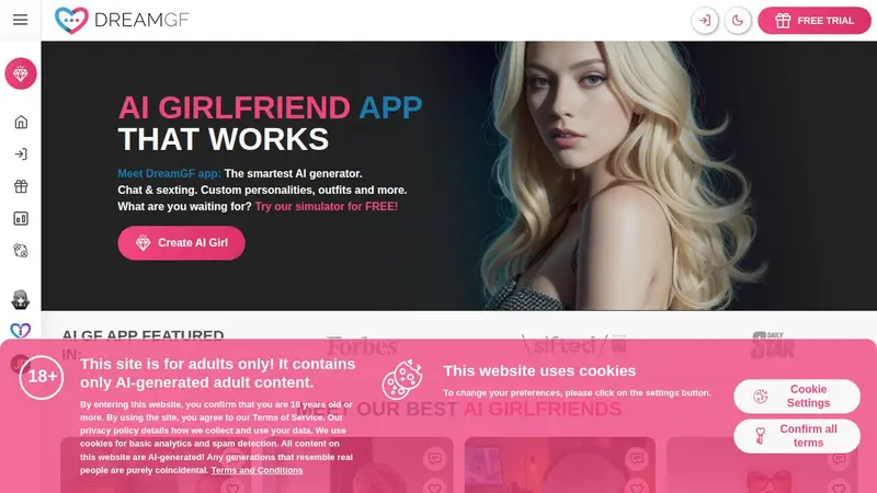 Capture d'écran de DreamGF